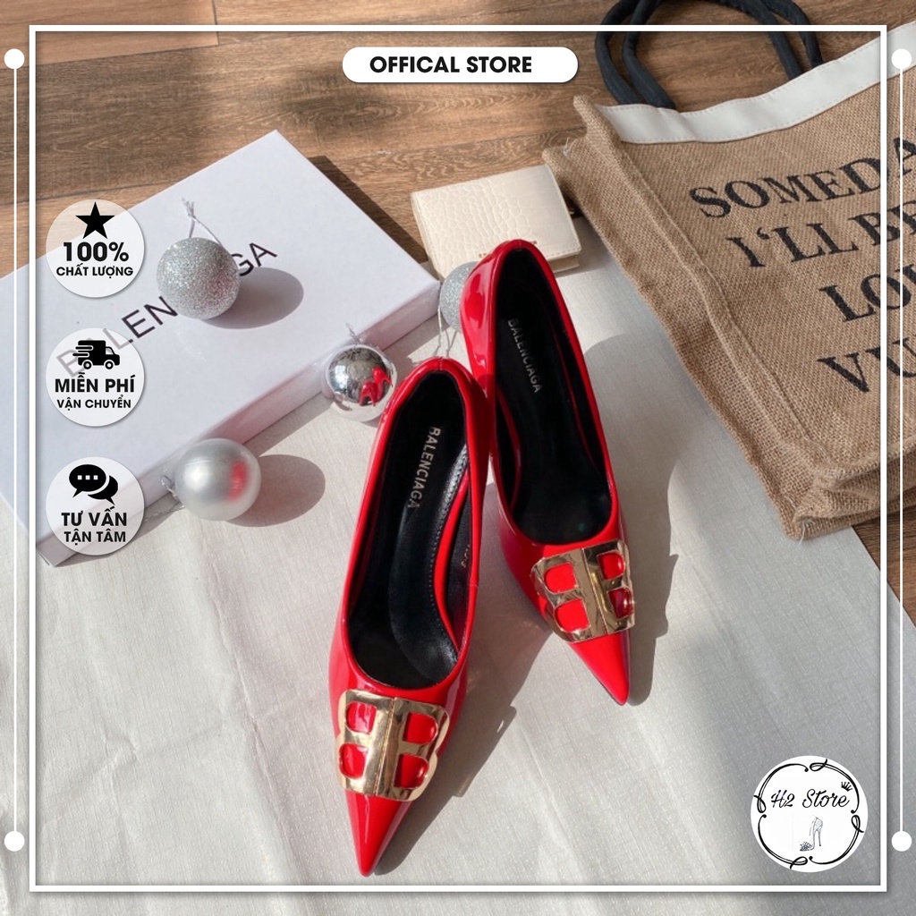 👠👟 Giày Cao Gót Balen mũi nhọn sang chảnh đủ 3 màu ⚡