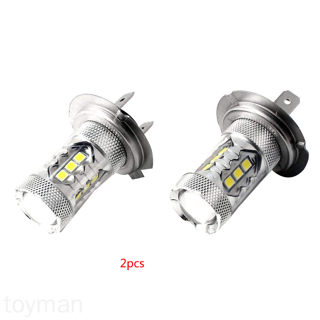 1 Cặp Đèn Led Siêu Sáng 80w H7 8000k 2828 Cho Xe Hơi