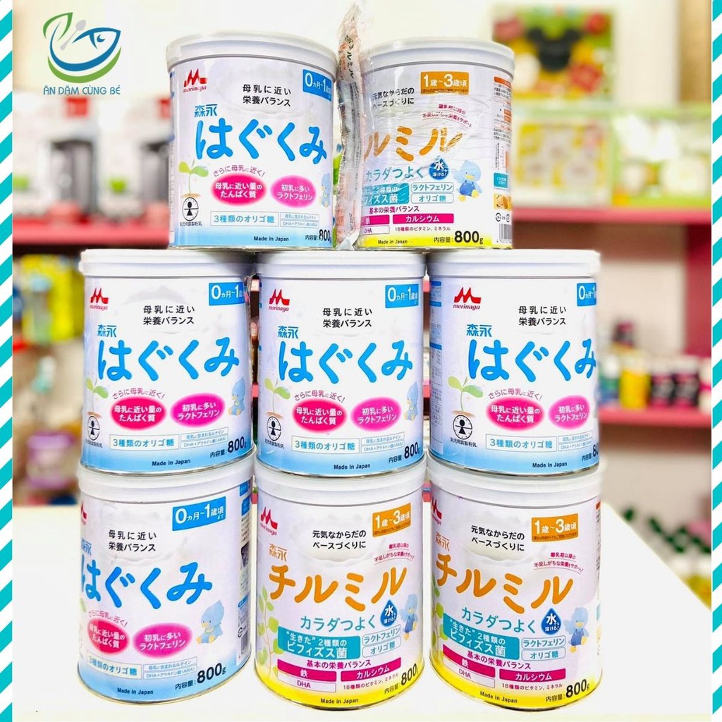 Sữa bột Morinaga nội địa Nhật số 0 1 3 công thức mát tăng cân cho bé 800G 49027