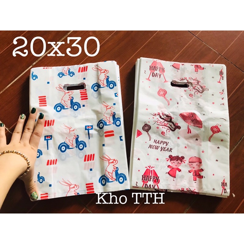 100g Túi nilong in hình sắc nét đủ kích cỡ
