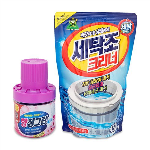 Combo Cốc Tẩy Bồn Cầu Và Bột Tẩy Lồng Máy Giặt Hàn Quốc - BX0394