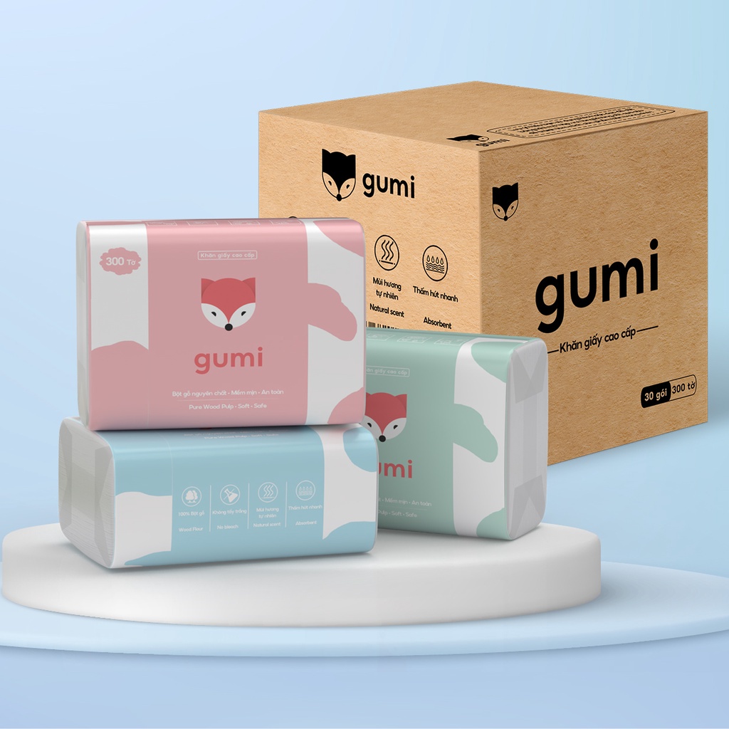 Giấy Ăn Gumi, Khăn Giấy Gumi