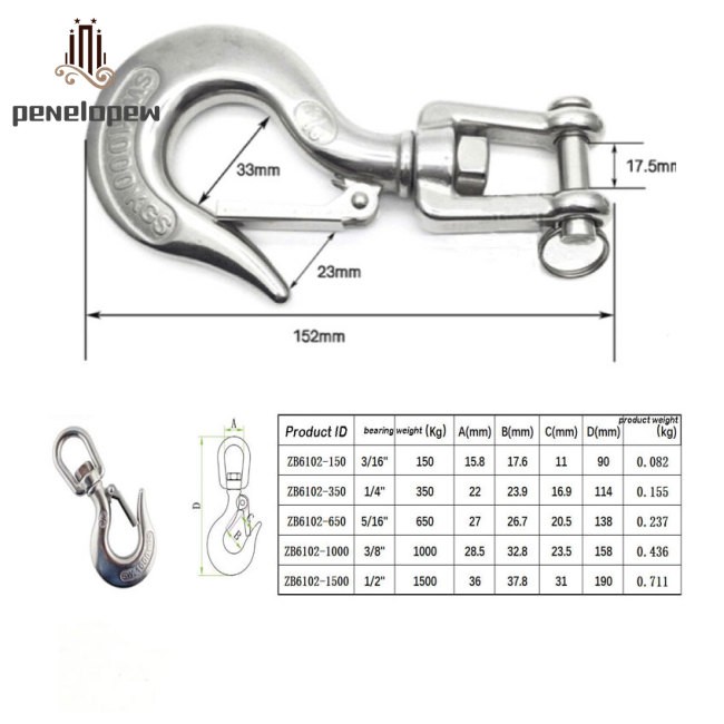 Móc Treo Đồ Bằng Thép Không Gỉ Pw 304