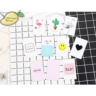 Set 10 Poster chụp ảnh trang trí sản phẩm 9*5,5cm.