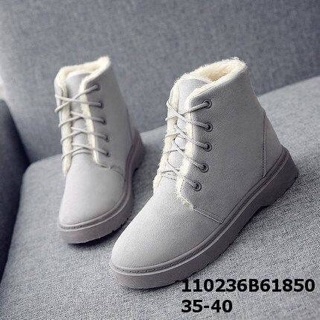 Boot cao cổ đế thấp (có sẵn sz 35-36, nâu)