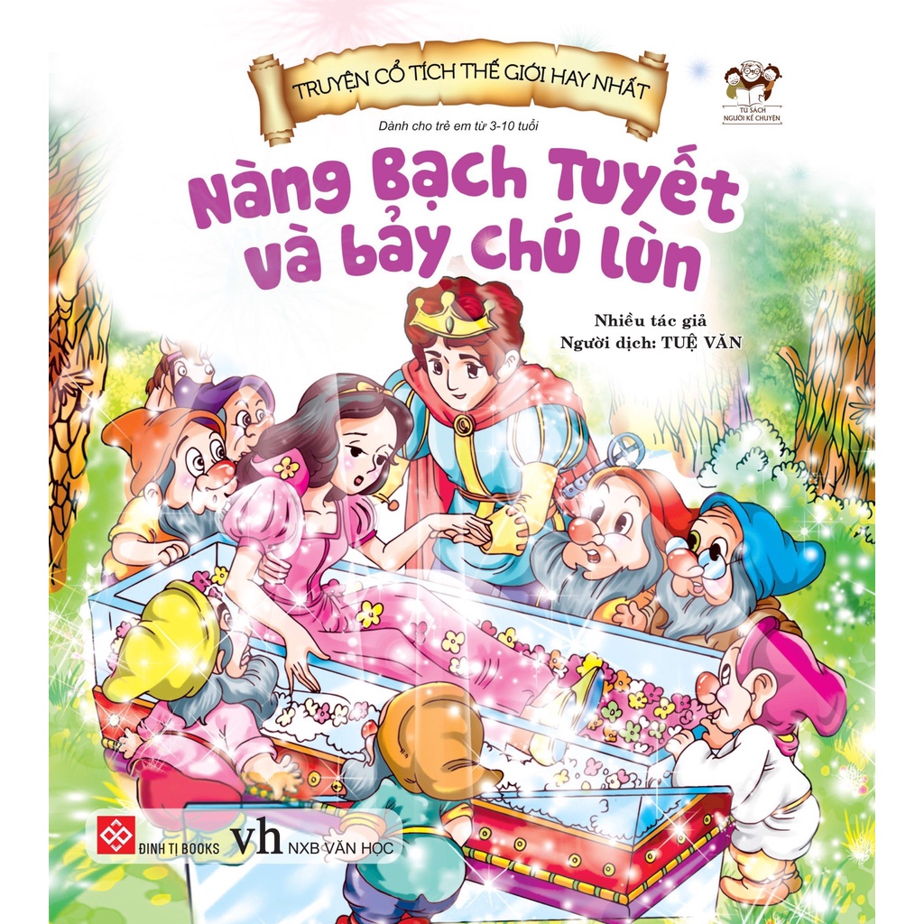 SÁCH - Truyện cổ tích thế giới hay nhất - Nàng bạch tuyết và bảy chú lùn
