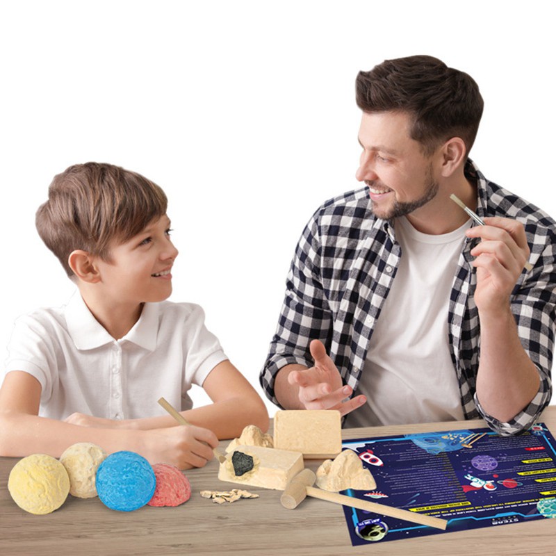 Bộ Đồ Chơi Khai Quật Đá Nhiều Màu Sắc Dành Cho Trẻ Em