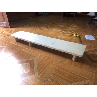 Kệ để màn hình máy tính, laptop cho bàn làm việc, kệ decor gaming 100x20x10CM