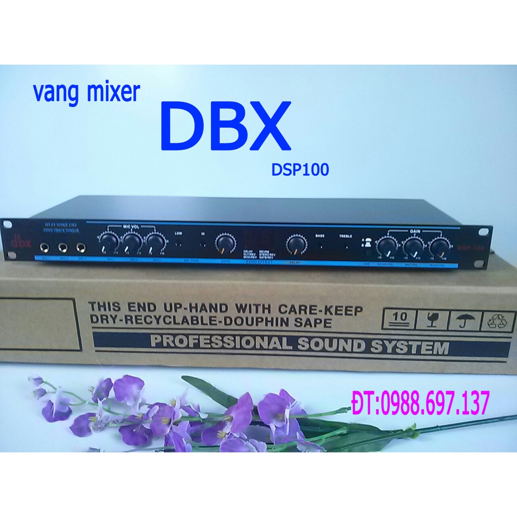 vang  karaoke dbx DSP-100 - mixer echo karaoke dsp100