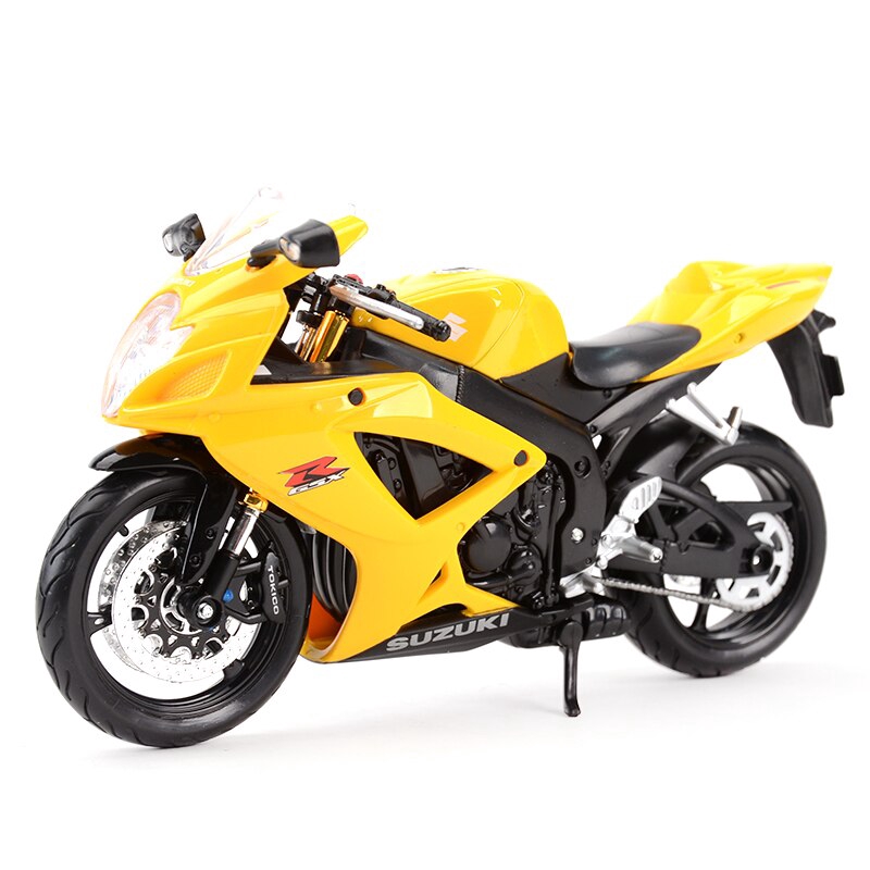 Maisto 1:12 Suzuki GSX-R600 Die Cast Đồ chơi mô hình tĩnh mô tô sưu tầm