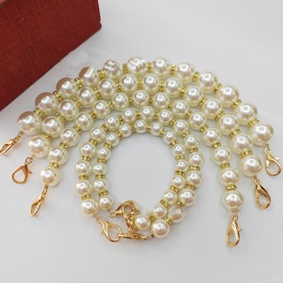 Quai túi xách nữ xâu hạt ngọc trai nhân tạo