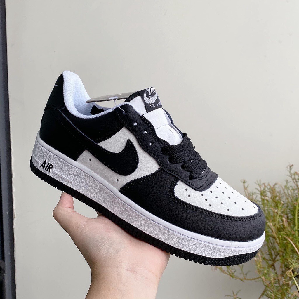 Giày thể thao af1 màu trắng + đen, Giày air force 1 trắng Full + Panda cao cấp nam nữ dễ phối đồ