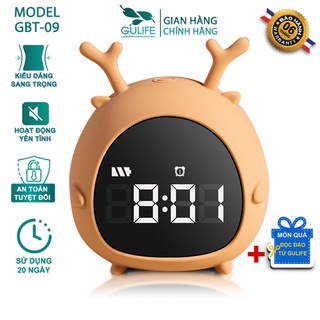 ✅ Đồng Hồ Báo Thức Nhiều Mẫu Mã Cute GULIFE - Đồng Hồ Báo Thức Thức Mini USB Màn Hình LED HD, Quà Tặng - GBT09
