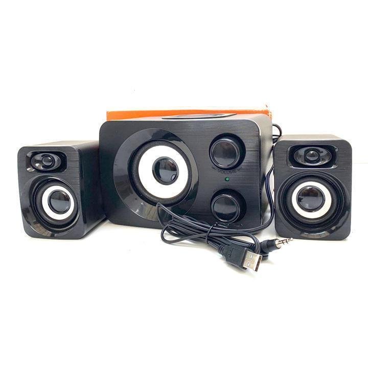 Bộ 3 Loa Máy Tính PC Cao Cấp 2.1 Q7 - Loa vi tính Âm Bass Echo Hay - Nhỏ Gọn