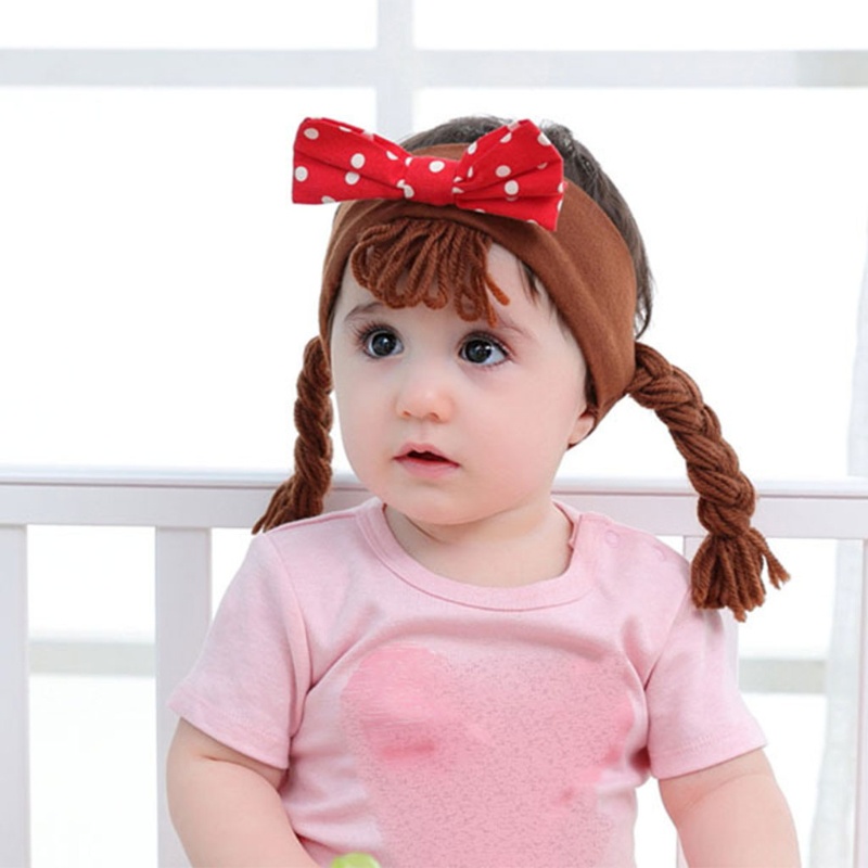 Băng Đô Bện Tóc Co Giãn Dễ Thương Cho Bé Gái