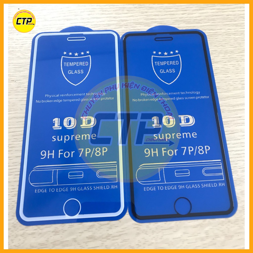 ⚡️FREESHIP Trên 50k⚡️Cường lực iphone 10D full màn cho Iphone 6/6s/6p/6sp/7/8/7p/8p/X/Xsmax/Xr/ip11/ip11pro/ip11promax | BigBuy360 - bigbuy360.vn