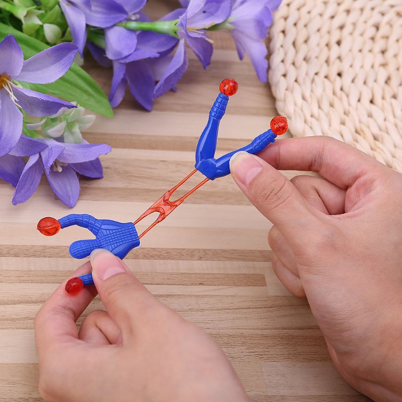 Set 10 đồ chơi dính hình người nhện leo tường vui nhộn cho bé