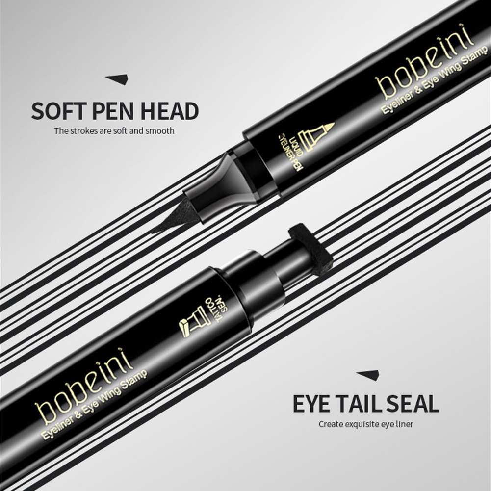 Bobeini eyeliner double-headed wing seal quick-drying waterproof and sweat-proof not easy to smudge makeup women