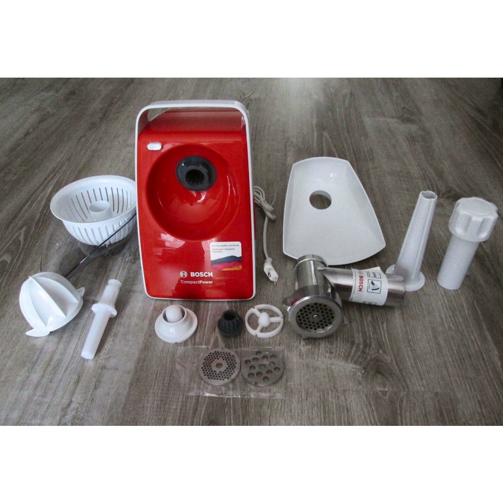 Máy xay thịt Bosch MFW3630I 1600W có nhồi xúc xích, hàng Đức