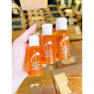 Serum Cấy Trắng Vitamin C mix Vàng Lá