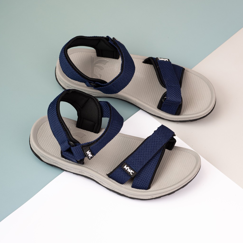 GIÀY SANDAL NAM MWC - SANDAL 2 QUAI ĐAN CHÉO NĂNG ĐỘNG - NASD- 7024