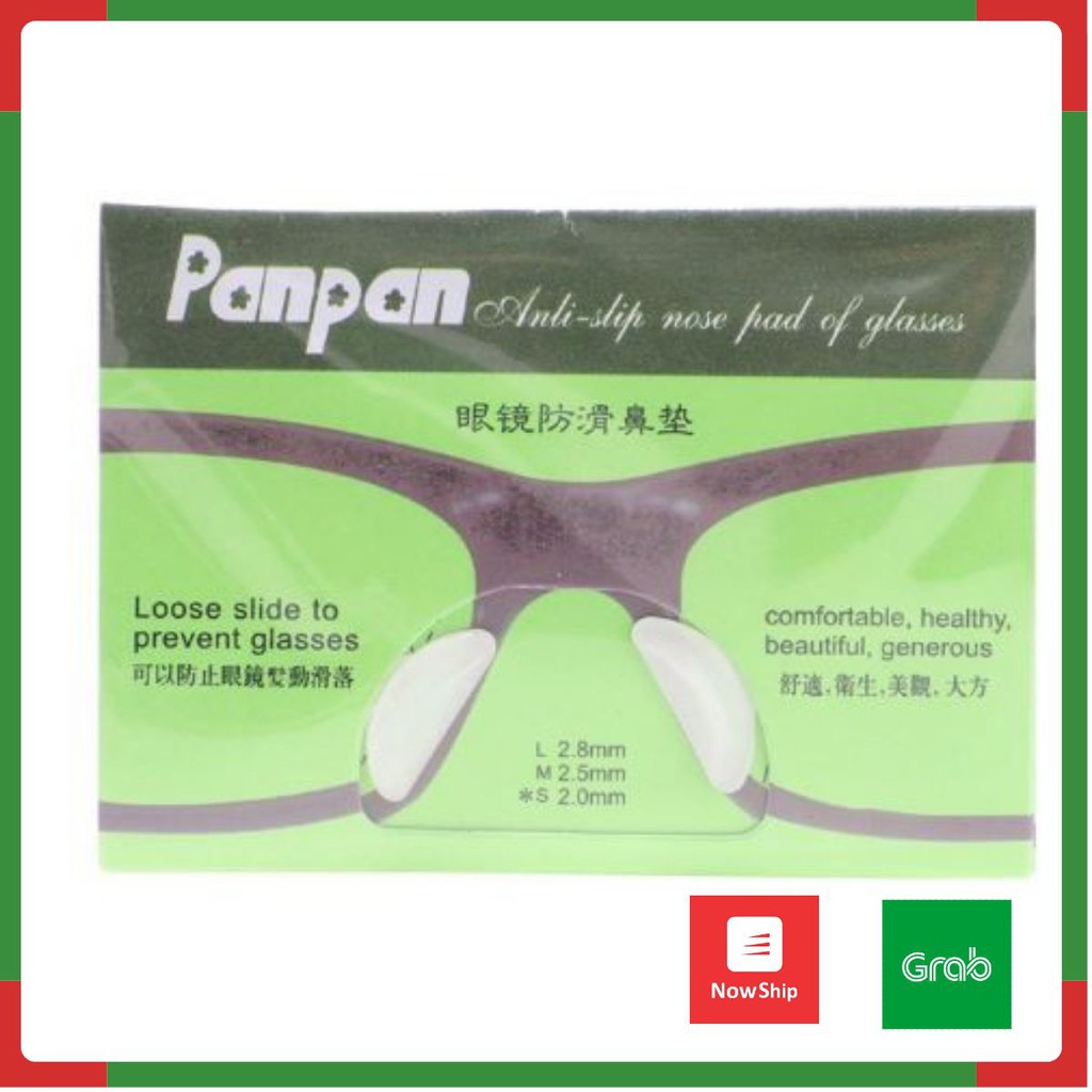 Miếng Đệm Mũi Chống Trượt Silicone loại dán - 1 cặp [Siêu rẻ]