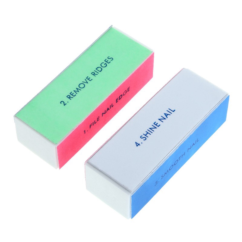 MONJA Bộ 2-10 cái khối dũa đánh bóng móng tay