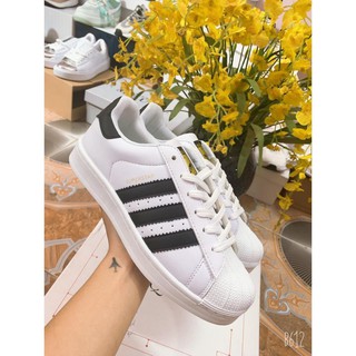 Giày Thể Thao mũi sò nam nữ, Giày thể thao sọc đen trắng