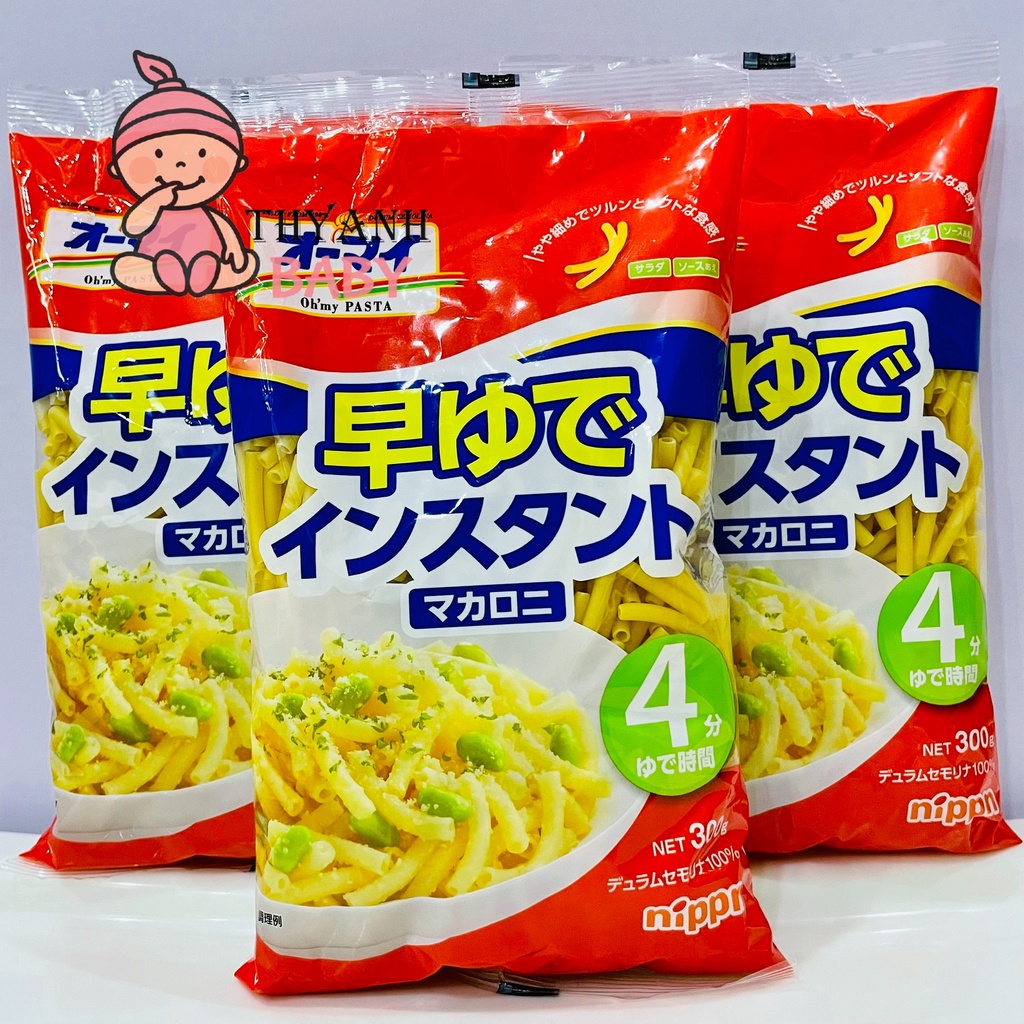 Nui pasta hữu cơ Oh My Pasta Macaroni 300g Nhật Bản