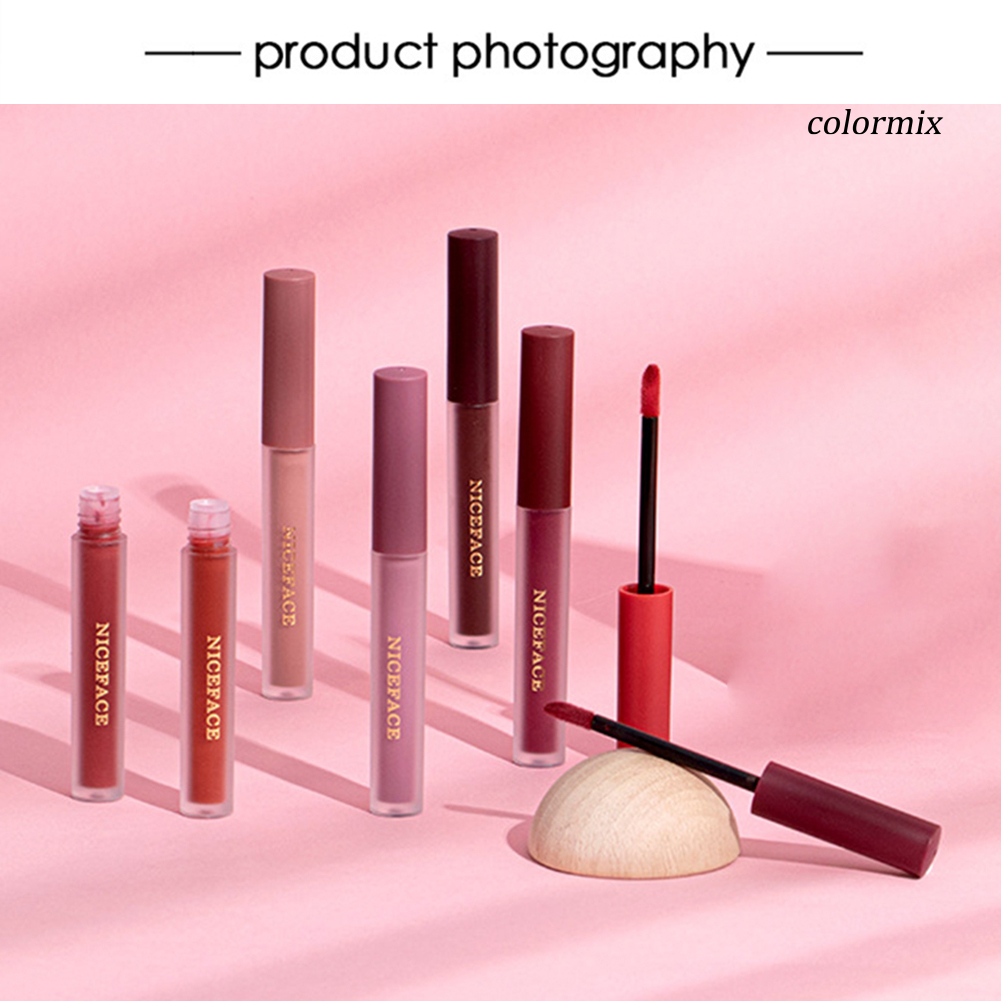 (Hàng Mới Về) Son Môi Niceface Dạng Lỏng Chống Thấm Nước Không Dính Với 6 Màu Lựa Chọn | BigBuy360 - bigbuy360.vn