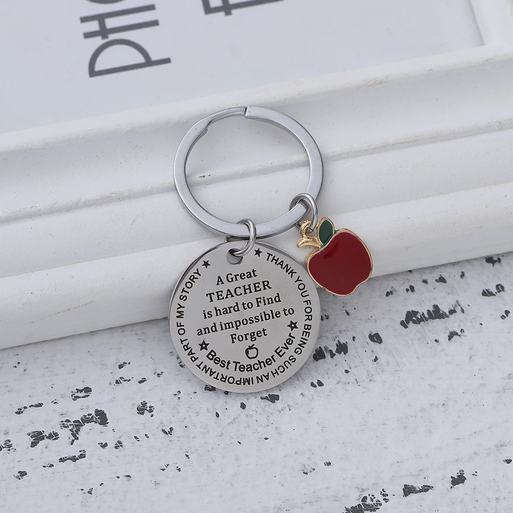 Cod Qipin Móc Chìa Khóa Hình Tròn In Chữ May You Be Proud Màu Cầu Vồng Đơn Giản Cho Cặp Đôi