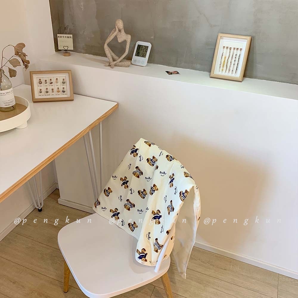 Tấm lót cotton chống rò rỉ họa tiết hoạt hình dễ thương 50*70cm