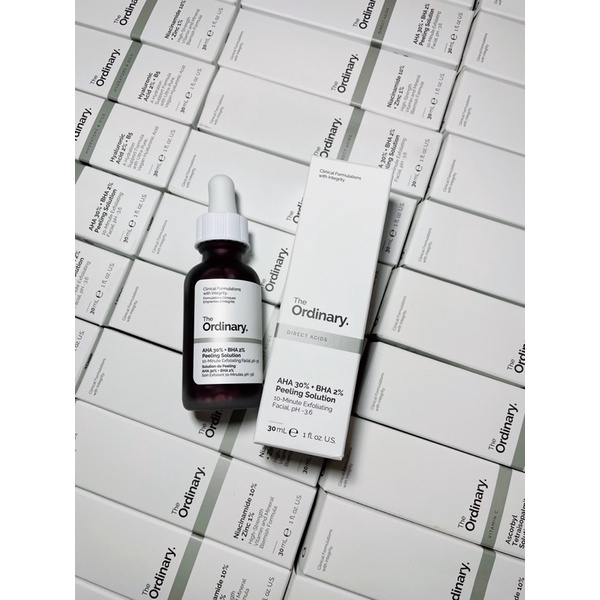 [HÀNG SẴN] Serum peel da hoá học The Ordinary AHA 30% BHA 2% Peeling Solution (Bill Sephora)