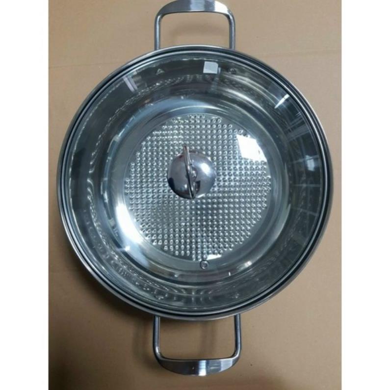 NỒI LẨU BẾP TỪ INOX  ĐẠT TƯỜNG  DÙNG ĐƯỢC TẤT CẢ CÁC LOẠI BẾP