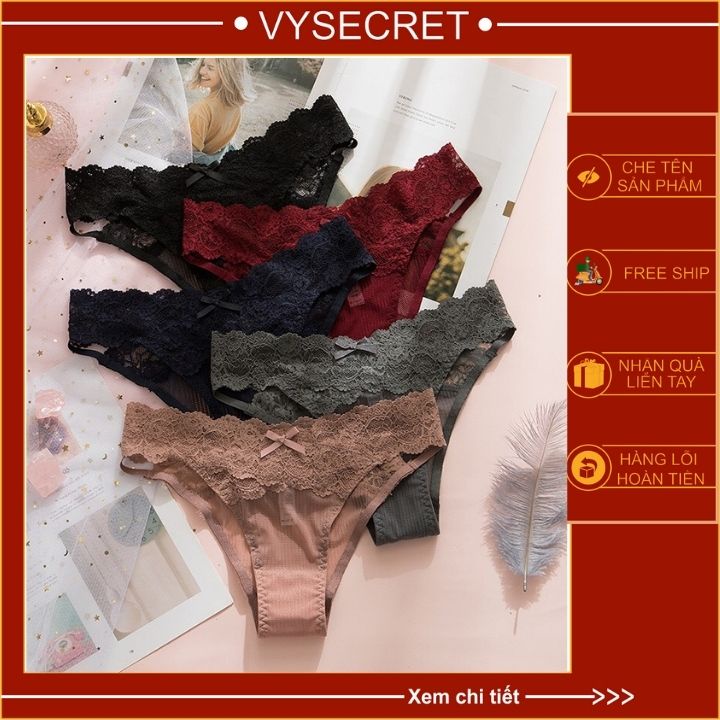 Quần lót nữ ren cao cấp ,sexy,kháng khuẩn quyến rũ cho nữ - QL072