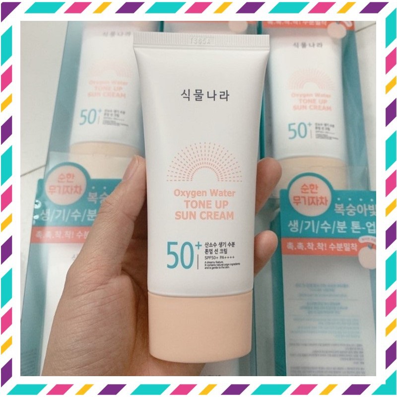[ Hàng Chuẩn ] Kem Chống Nắng Oxygen Water Tone Up Sun Cream Hàn Quốc, Tuýp 70ml, Giúp Bảo Vệ Da Khi Đi Nắng