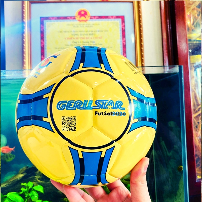 Bóng Đá Futsal 2030 Gerustar⚽️Tặng kèm kim bơm,túi đựng bóng Shop Cam kết bóng chính hãng 100%