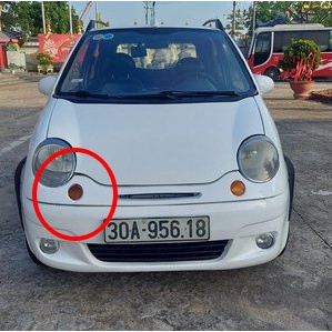 ĐÈN XI NHAN PHÍA TRƯỚC Ô TÔ,HÌNH TRÒN,GẮN TRÊN CA LĂNG  MATIZ 2