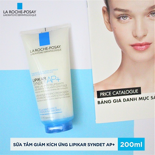 Sữa Tắm & Rửa Mặt La Roche-Posay Lipikar Syndet AP+ Cho Da Khô Nhạy Cảm 200ml