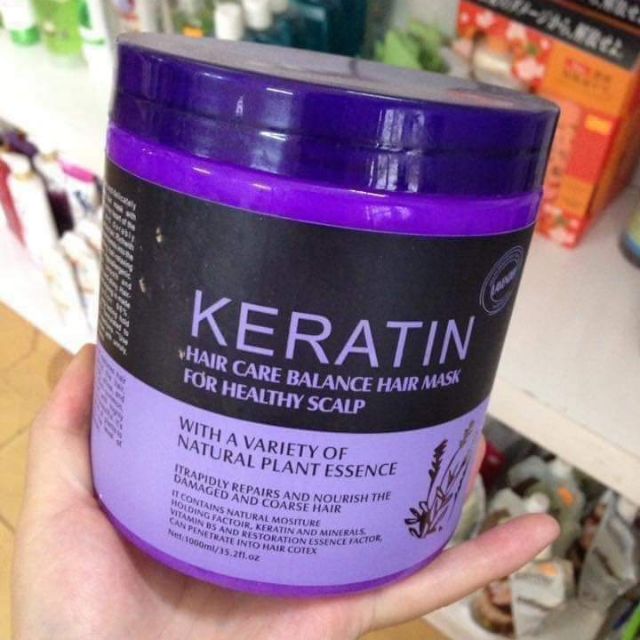 Dầu xả tóc KERATIN hương Lavender 1000ml mẫu mới