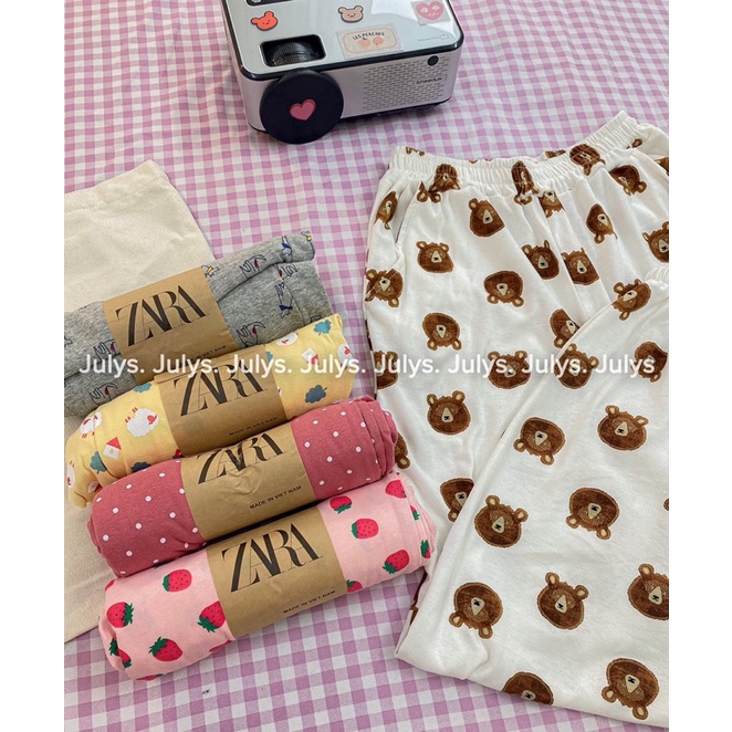 Quần thun ngủ bo gấu (ảnh thật shop chụp kèm video)