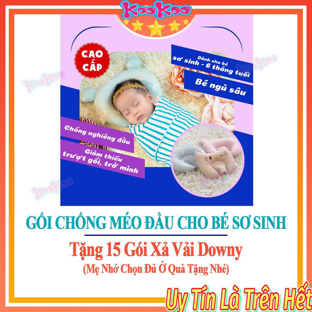 ITHD LOQ Gối Cho Bé , Gối Ngủ Cho Trẻ Sơ Sinh Chống Bẹt Đầu Bằng Bông Ngọc Trai Mềm Mại, An Toàn Cho Bé 36 95