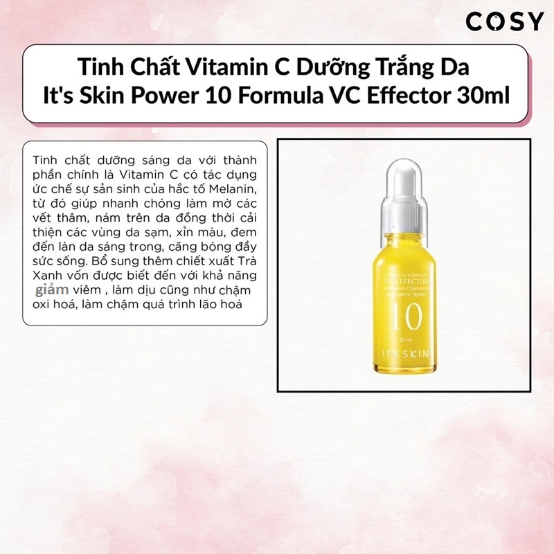 Tinh chất dưỡng da It’s Skin Power 10 Formula Effector 10ml