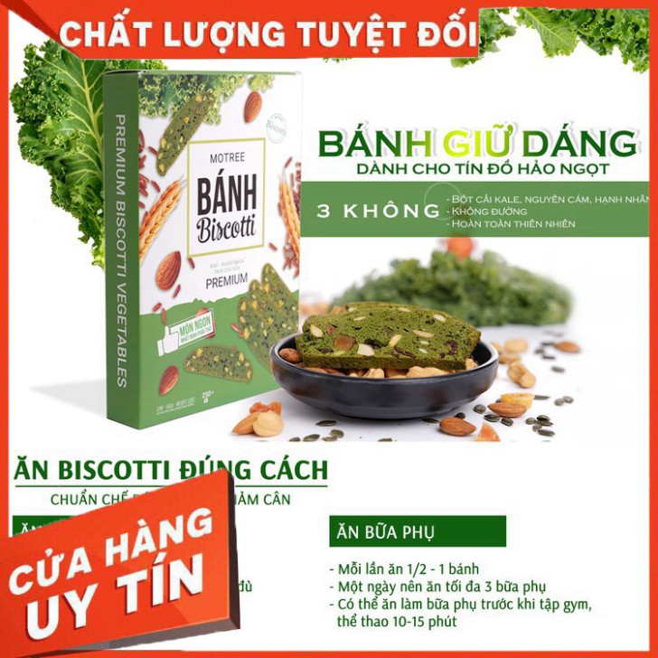 ✅ Bánh ăn kiêng Biscotti hỗ trợ đẹp dáng 250g Mua là mê