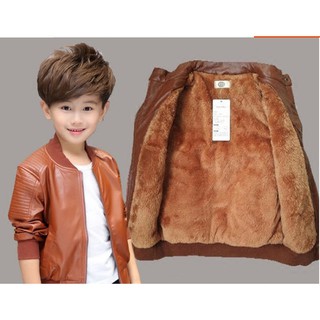 Áo khoác da cho bé ( hàng order) mẫu mới 2018