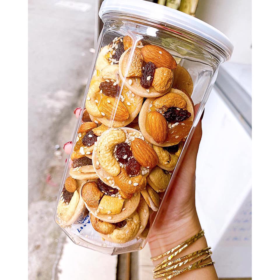 Bánh Đồng Tiền Mix Hạt Viettin Mart 300G