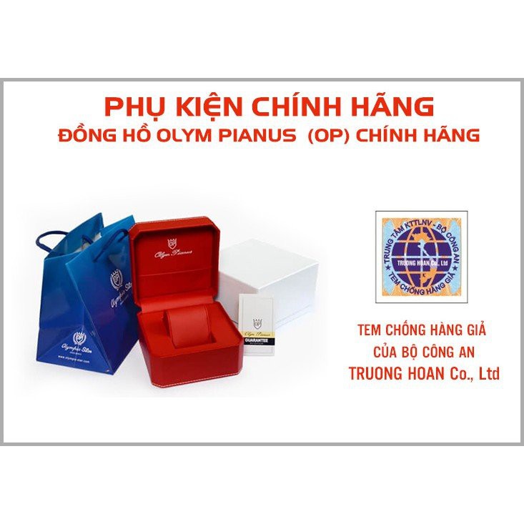 Đồng hồ nữ mặt kính sapphire Olym Pianus OP130-06 OP130-06LS-GL trắng