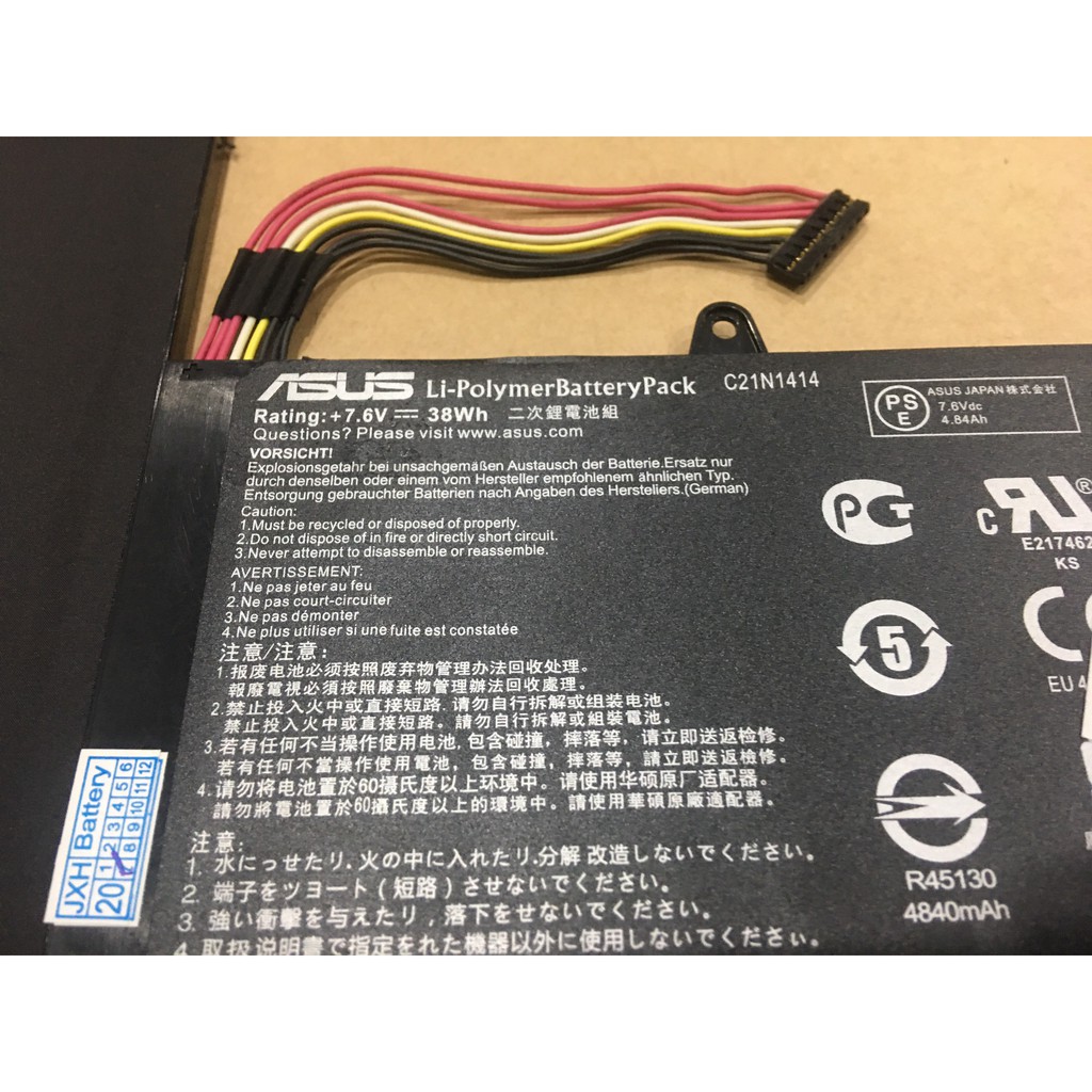 [Mã ELHAMS5 giảm 6% đơn 300K] [ZIN] Pin Laptop Asus X205T X205TA X205TA C21N1414