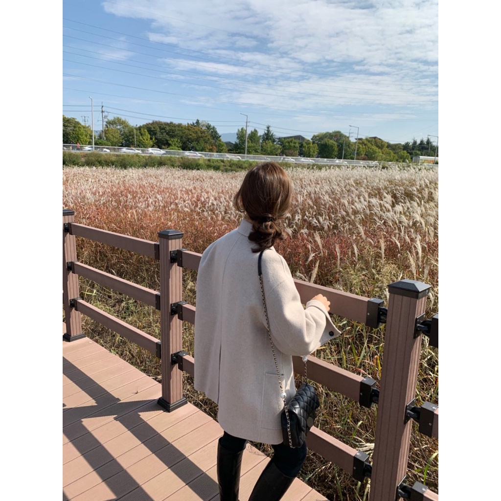 Áo khoác blazer vải dạ ép