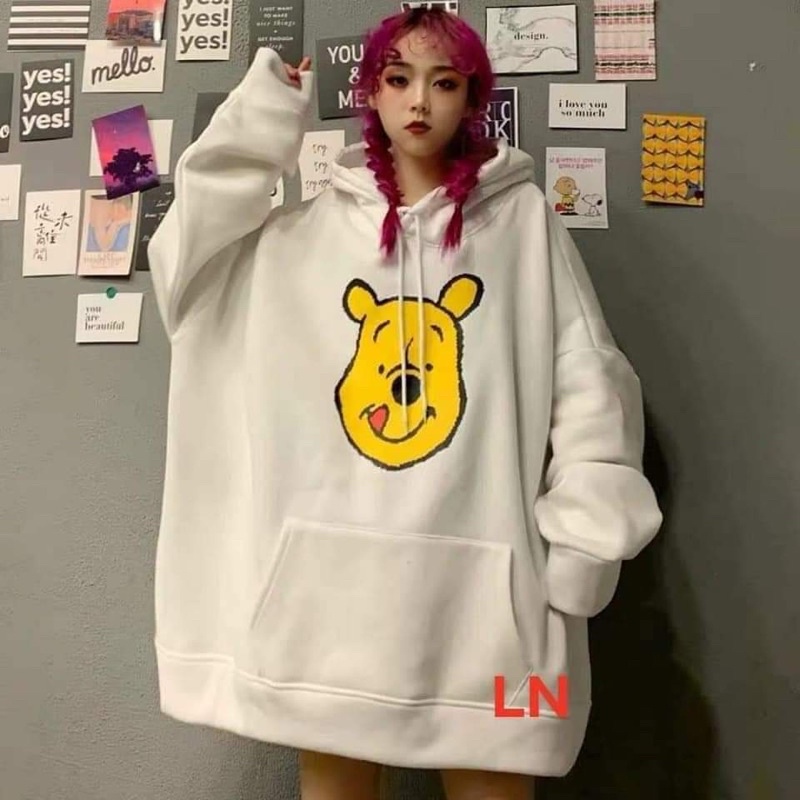 Áo hoodie gấu vàng